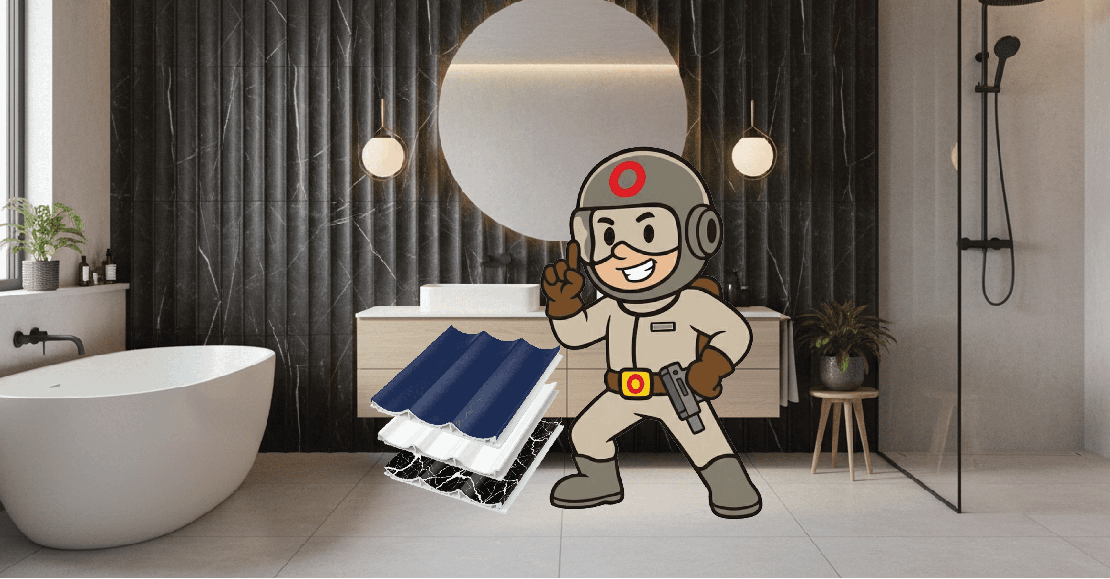 Lambrín Interior Wavy