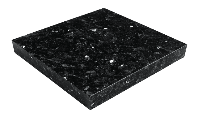 Granito Black Pearl Placa Baja 2 cm Leather