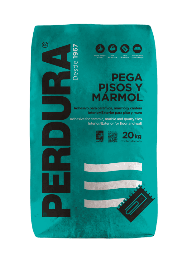 Pega Pisos y Mármol Blanco Perdura