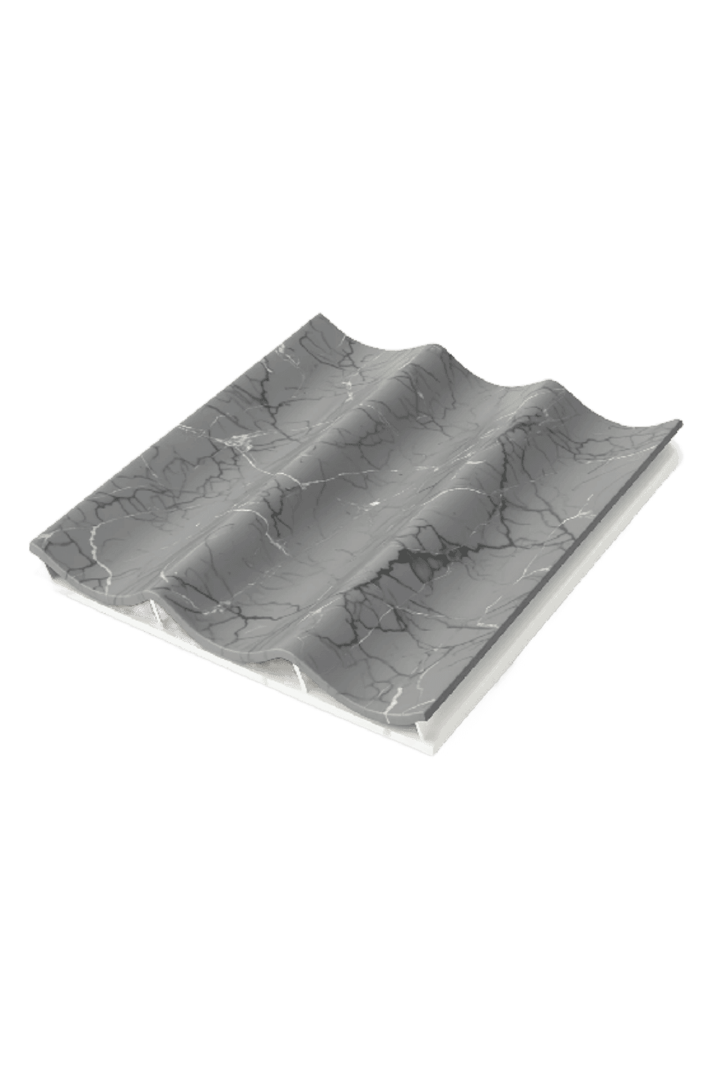 Lambrín Interior Wavy Mármol Gris 105 (22 x 295)